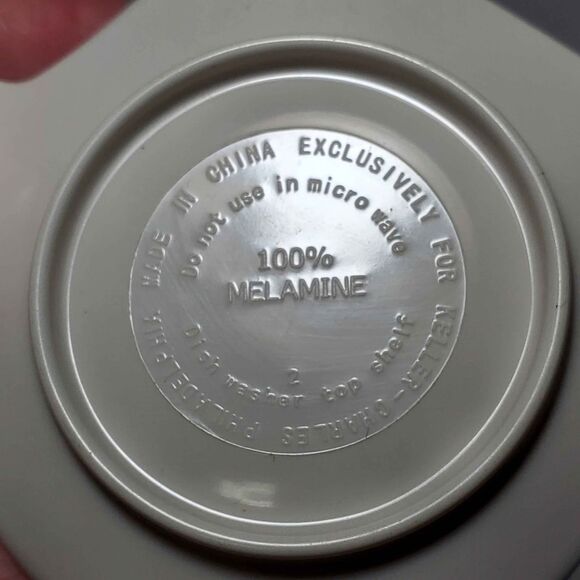 2 Melamine Tea Bag Holders Floral - Picture 6 of 7